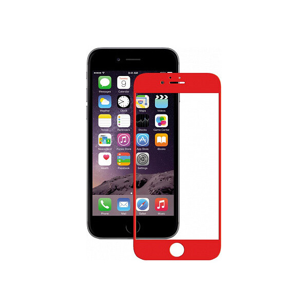 

Защитное стекло Mocolo 3D Full Cover Tempered Glass iPhone 6/6s Red'