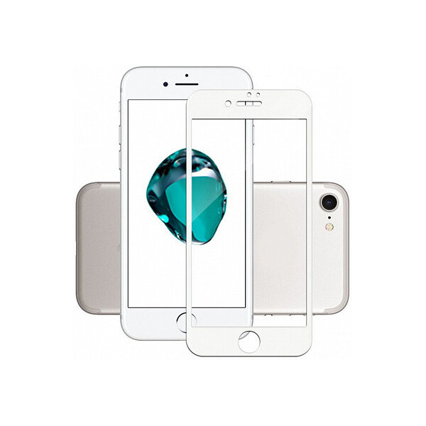 

Защитное стекло TOTO 5D Full Cover Tempered Glass iPhone 7/8 White'