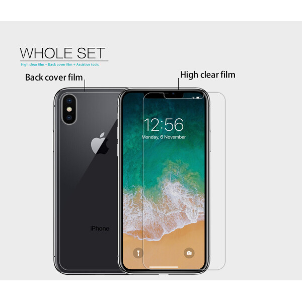 

Защитная пленка Nillkin Crystal (на обе стороны) для Apple iPhone XS Max (6.5")