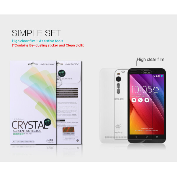 

Защитная пленка Nillkin Crystal для Asus Zenfone 2 (ZE551ML/ZE550ML)