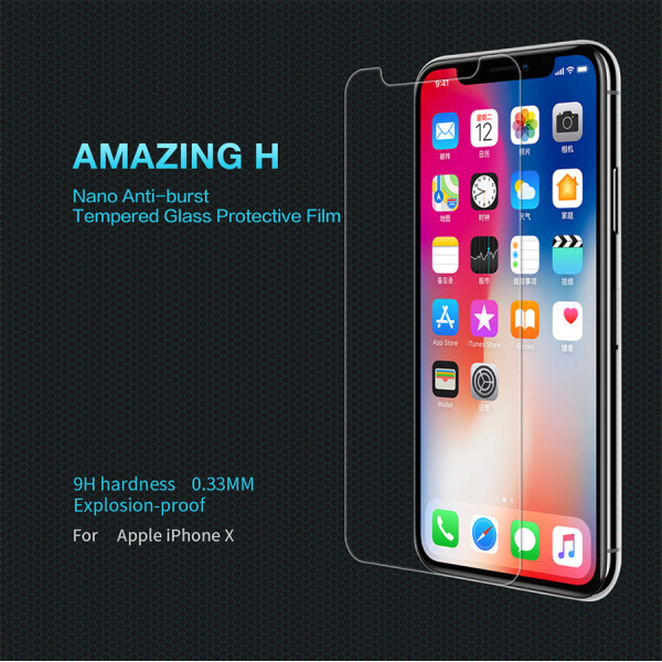 

Защитное стекло Amax (H) для Apple iPhone X/XS/11 Pro