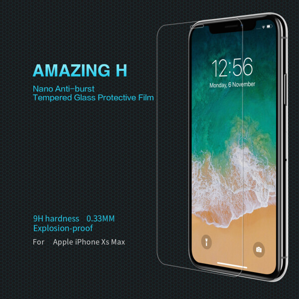

Защитное стекло Amax (H) для Apple iPhone XS Max/11 Pro Max (6.5") (+пленка)