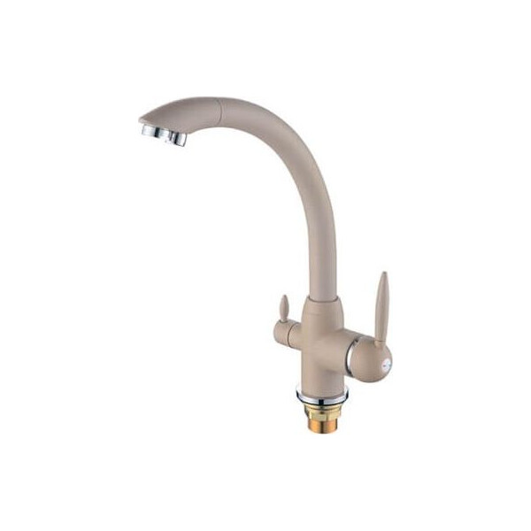 

Смеситель на две воды Frap H43 F4399-20 бежевый