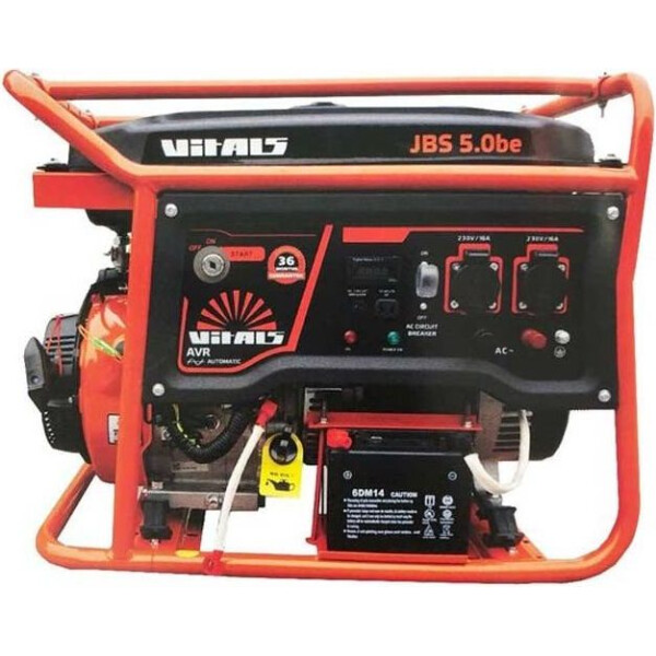 

Генератор бензиновый Vitals JBS 5.0be (2019)