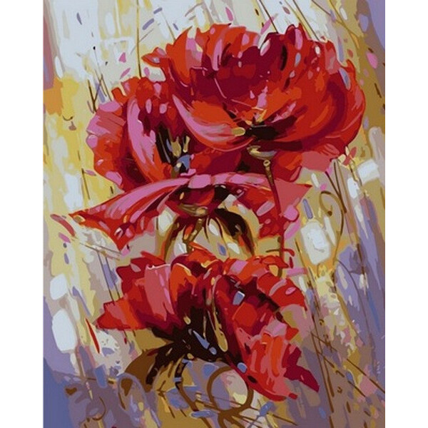 

Картина по номерам Огненные маки, 40x50 см., Babylon