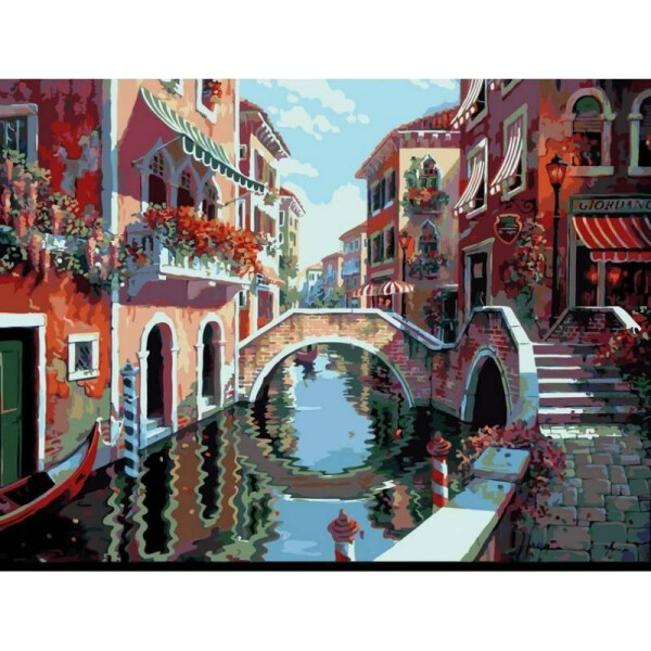 

Картина по номерам Полдень в Венеции. Худ. Боб Пейман, 40x50 см., Babylon