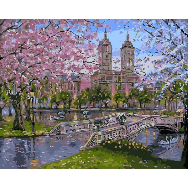 

Картина по номерам Весна в парке. Худ. Роберт Файнэл, 40x50 см., Babylon