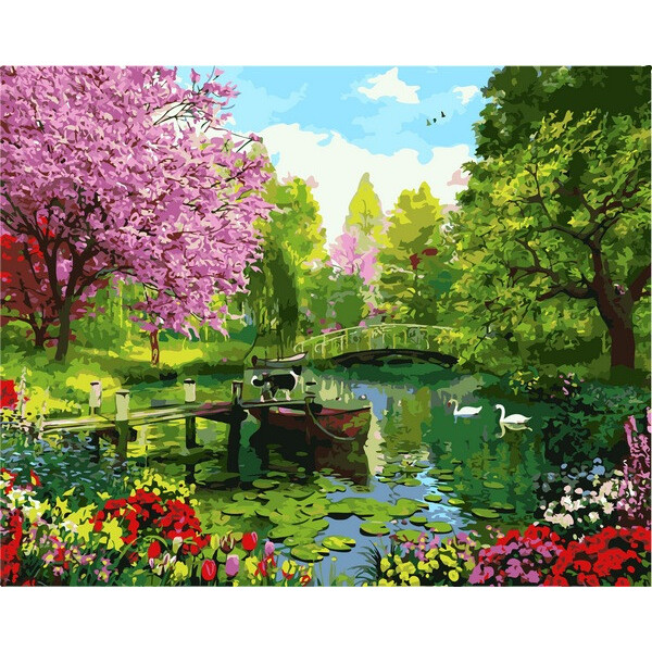 

Картина по номерам Вишневый сад, 40x50 см., Mariposa