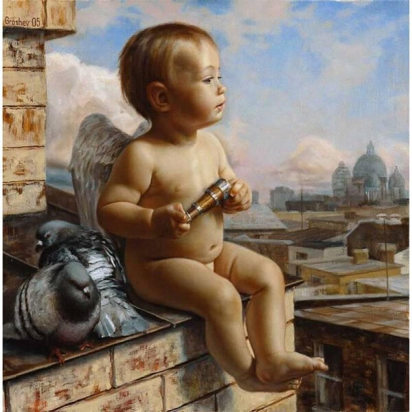 

Картина по номерам Амурчик. Худ. Слава Грошев, 40x50 см., Babylon