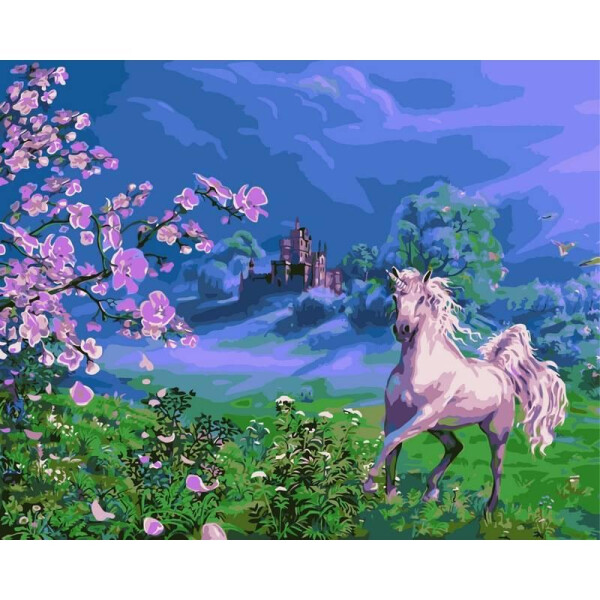 

Картина по номерам Розовая лошадь. Худ. Виктор Цыганов, 40x50 см., Babylon
