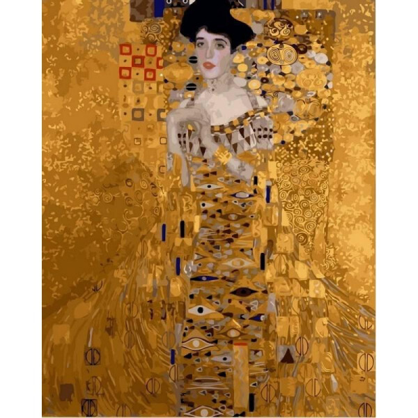 

Картина по номерам Золотая Адель. Худ. Густав Климт, 40x50 см., Babylon