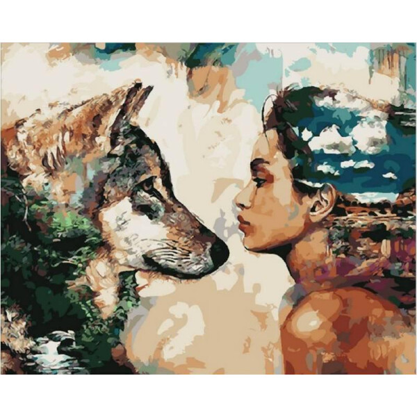 

Картина по номерам Одной крови, 40x50 см., Mariposa