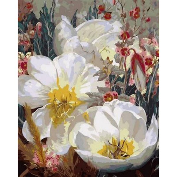 

Картина по номерам Белоснежные кувшинки. Худ. Элизабет Хорнинг, 40x50 см., Mariposa