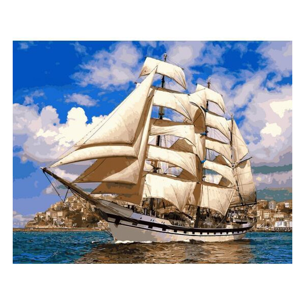 

Картина по номерам Попутный ветер, 50x65 см., Babylon