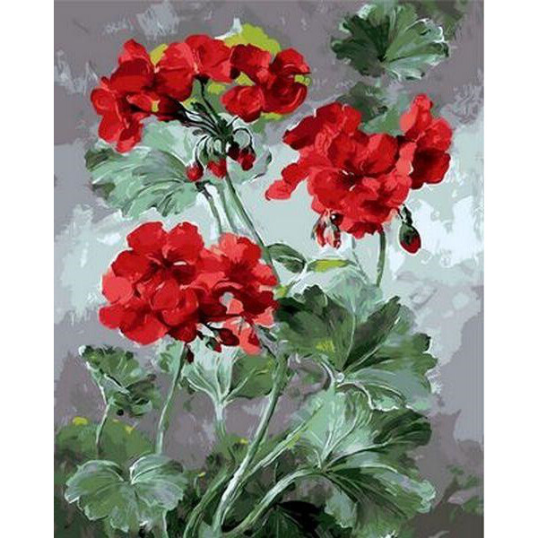 

Картина по номерам Роскошная герань. Худ. Коттерил Анне, 40x50 см., Mariposa