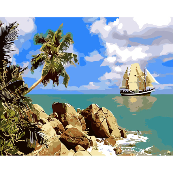 

Картина по номерам Морское путешествие, 40x50 см., Art Story
