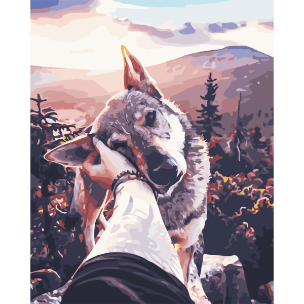 

Картина по номерам Вірний друг, 40x50 см., Art Story