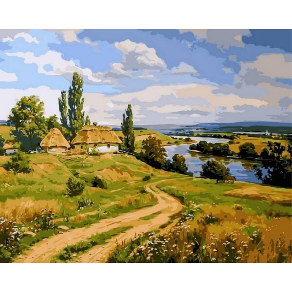 

Картина по номерам Украинский пейзаж. Худ. Артур Орленов, 40x50 см., Babylon