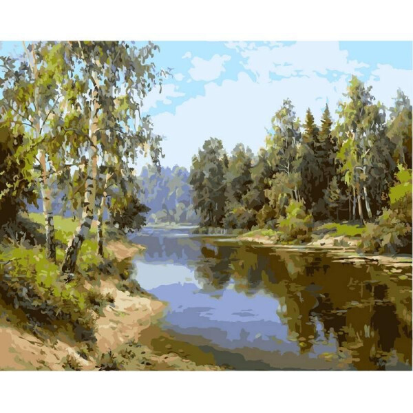 

Картина по номерам Летний полдень. Худ. Игорь Прищепа, 40x50 см., Babylon
