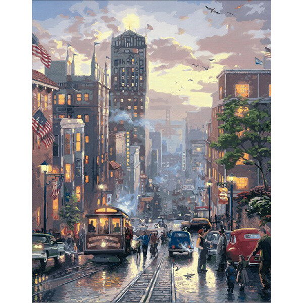 

Картина по номерам Пейзаж из прошлого. Худ. Томас Кинкейд, 40x50 см., Mariposa