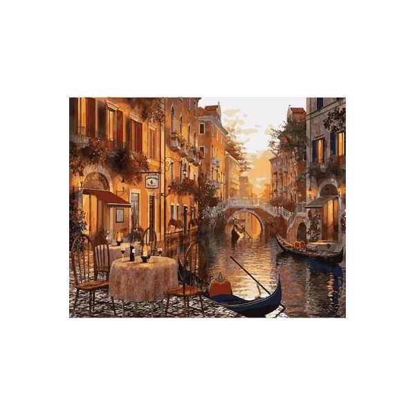 

Картина по номерам Венецианский закат. Худ. Доминик Дэвисон, 40x50 см., Mariposa