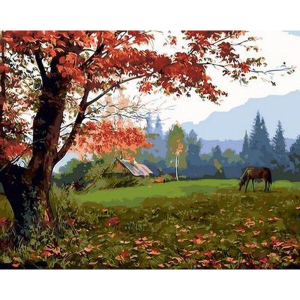 

Картина по номерам Алый клен. Худ. Вячеслав Палачев, 40x50 см., Mariposa