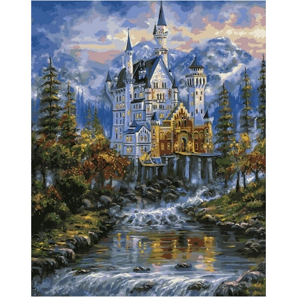 

Картина по номерам Замок Нойшванштайн. Худ. Роберт Финале, 40x50 см., Mariposa