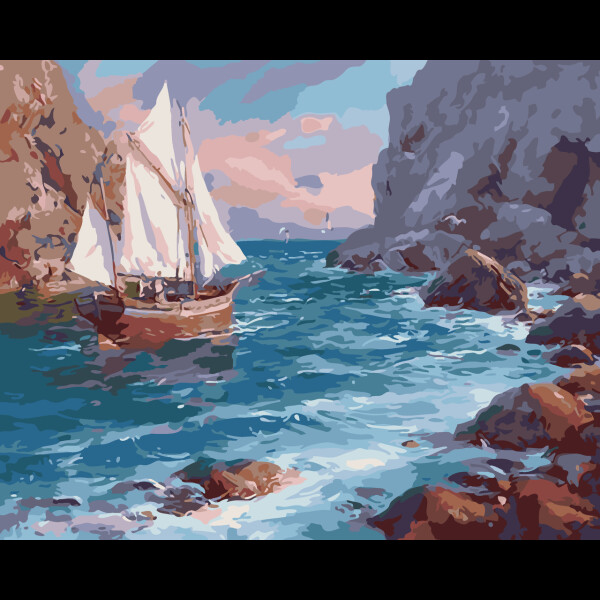 

Картина по номерам У берега, 40x50 см., Art Story