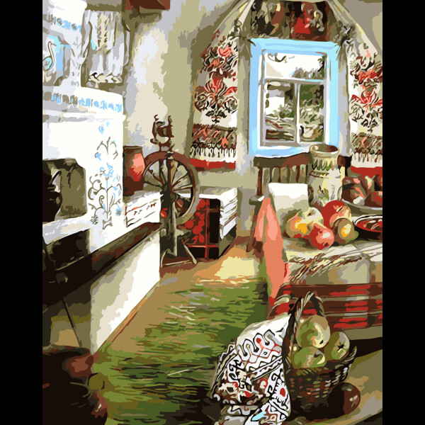 

Картина по номерам Украинский уют, 40x50 см, ArtStory
