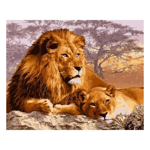 

Картина по номерам Кошки на отдыхе, 40x50 см., Babylon