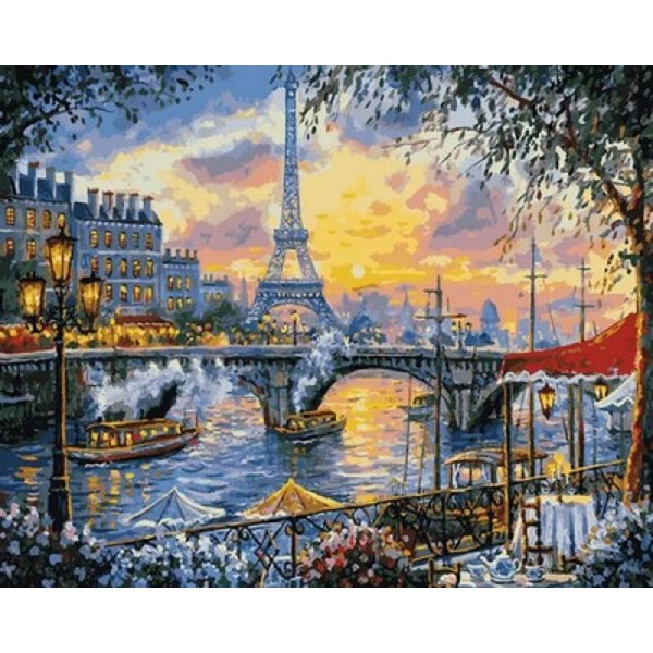 

Картина по номерам Небо Парижа, 40x50 см., Babylon