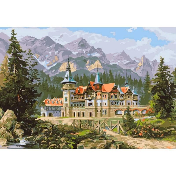 

Картина по номерам Замок спящей красавицы, 40x50 см., Babylon