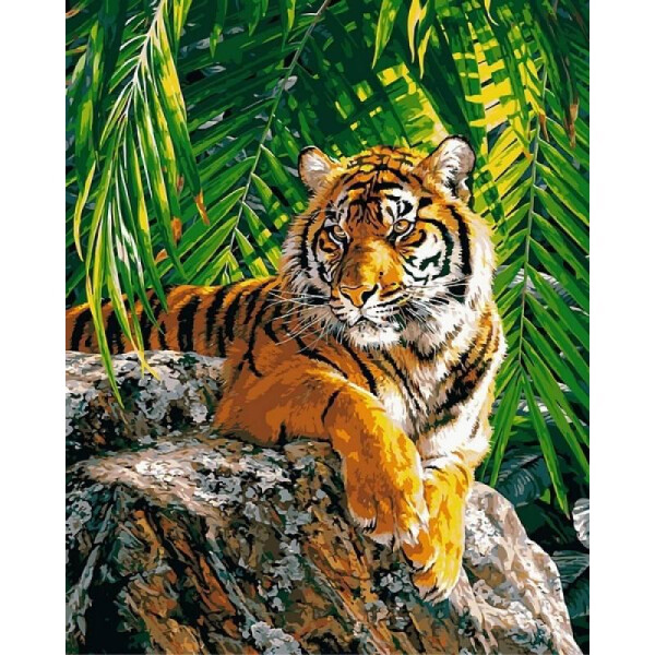 

Картина по номерам Суматранская тигрица. Худ. Дэвид Страйблинг, 40x50 см., Babylon