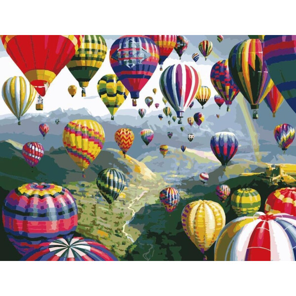 

Картина по номерам Воздушные шары, 40x50 см., Идейка