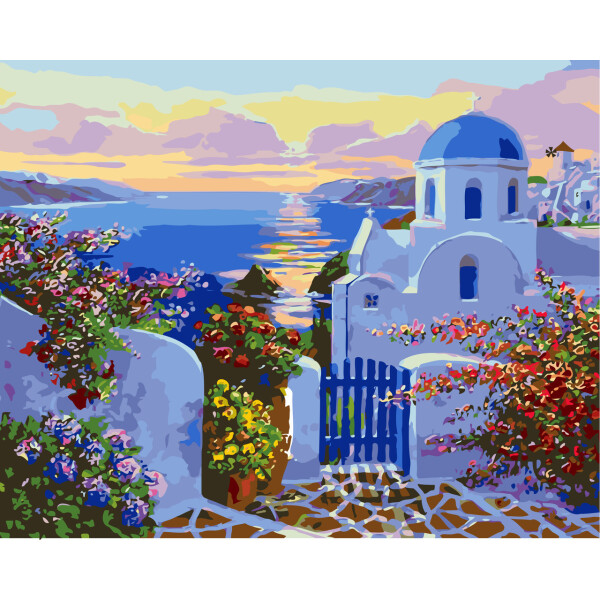 

Картина по номерам У самого моря, 40x50 см., Идейка