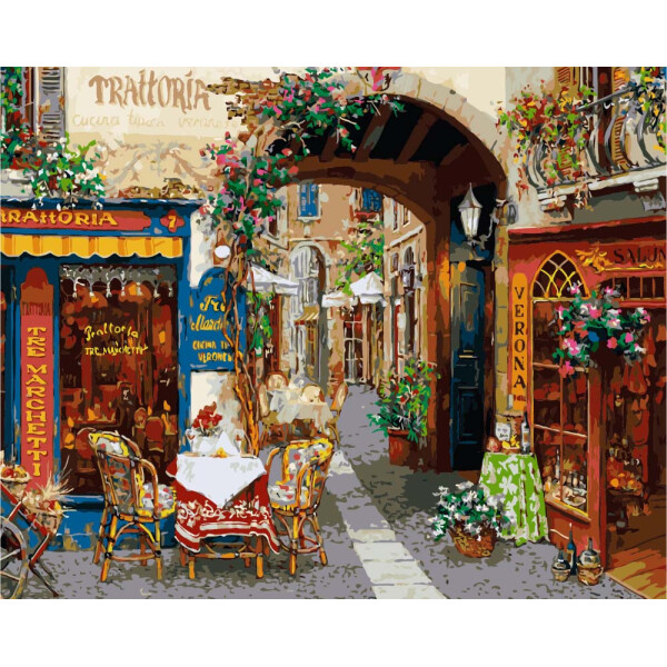 

Картина по номерам Волшебный переулок, 40x50 см., Идейка