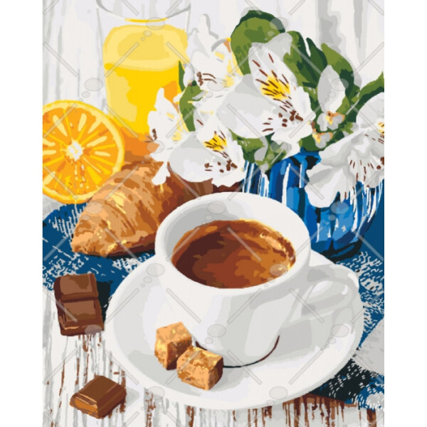

Картина по номерам Ранкові ласощіі, 40x50 см., Идейка