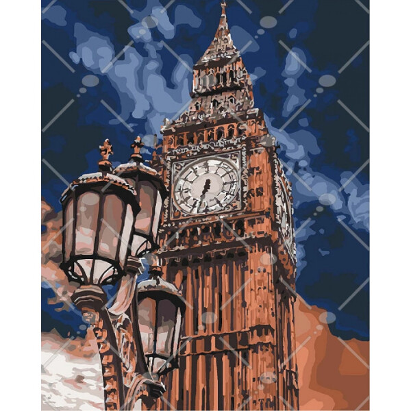 

Картина по номерам Биг Бен, 40x50 см., Идейка