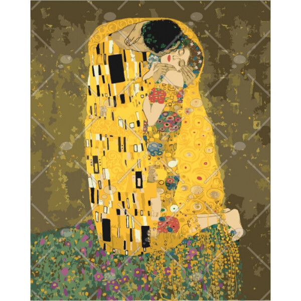 

Картина по номерам Поцілунок 2, Густав Клімт, 40x50 см., Идейка