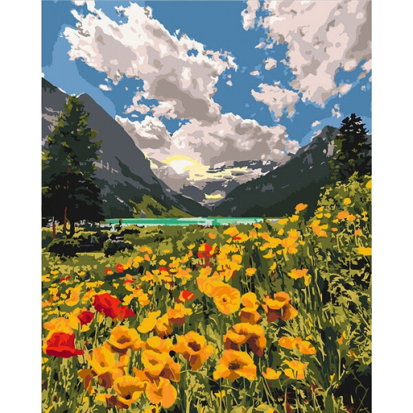 

Картина по номерам Величні Альпи, 40x50 см., Идейка