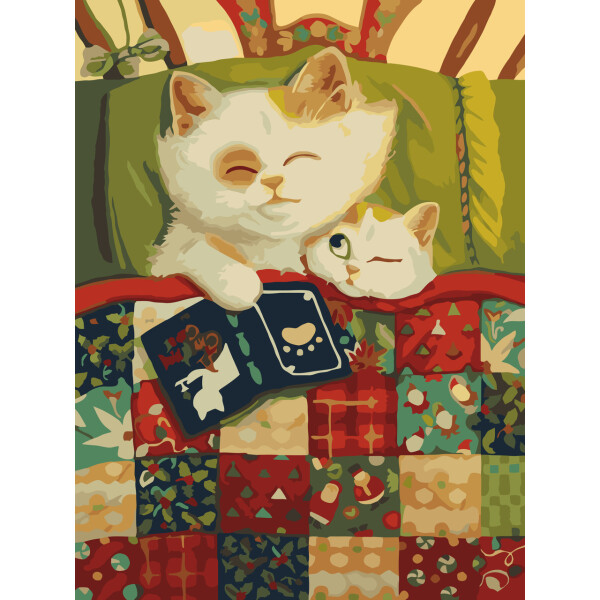 

Картина по номерам Спокойной ночи, 30x40 см., Идейка