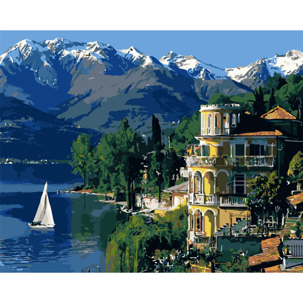 

Картина по номерам Италия, 40x50 см., Идейка
