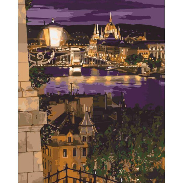 

Картина по номерам Магічні барви Будапешта, 40x50 см., Идейка