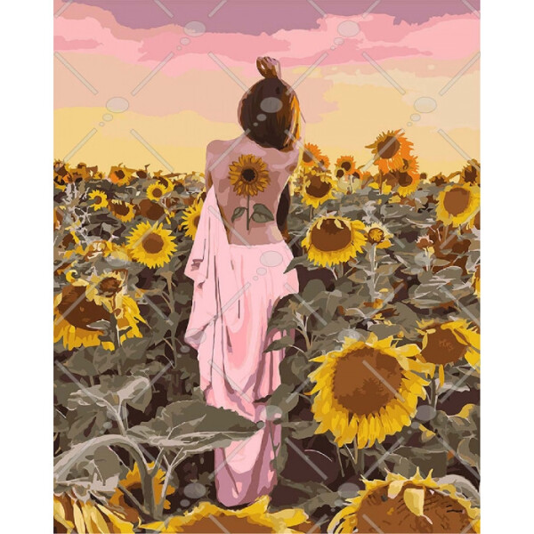 

Картина по номерам Соняшникове щастя, 40x50 см., Идейка