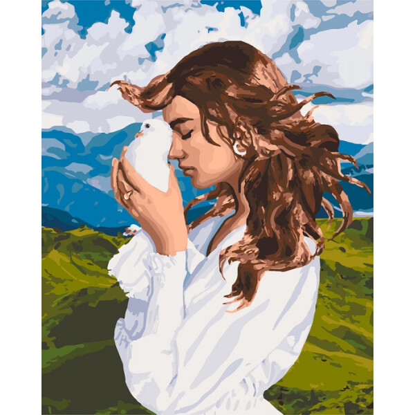 

Картина по номерам Дівочі думки, 40x50 см., Идейка