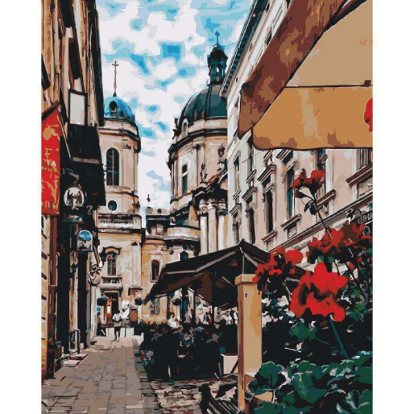 

Картина по номерам Волшебный Львов, 40x50 см., Идейка