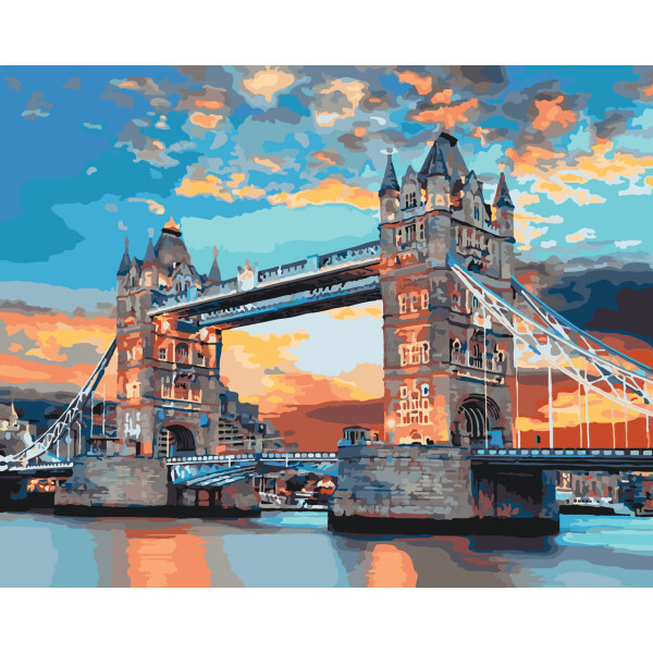 

Картина по номерам Лондонский мост, 40x50 см., Идейка
