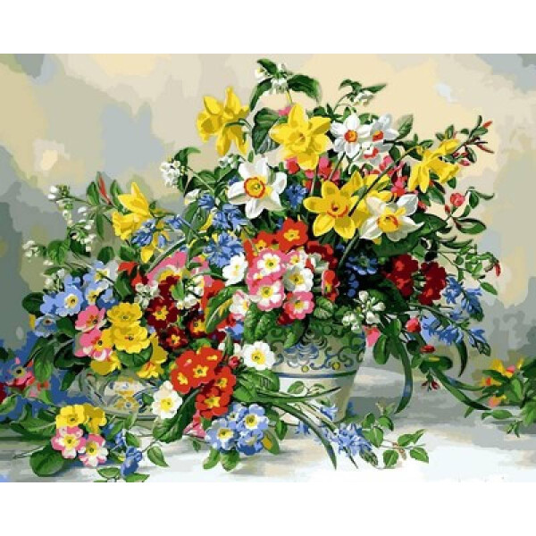 

Картина по номерам Весенние цветы, 40x50 см., Mariposa