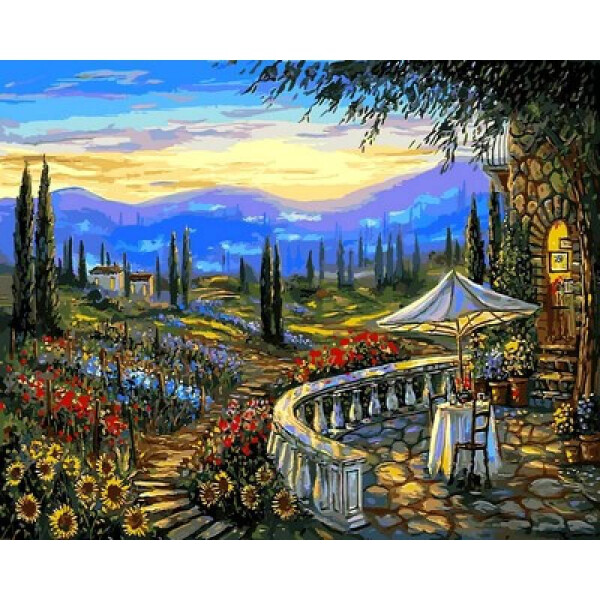 

Картина по номерам Цветы Тосканы Венеция, 40x50 см., Mariposa