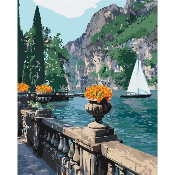 

Картина по номерам Морська бухта, 40x50 см., Идейка